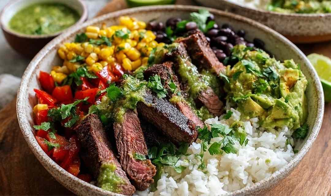 Cilantro Lime Steak Bowls
