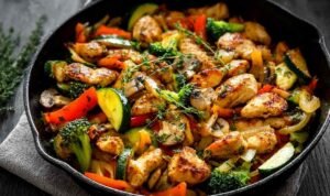 Chicken and Vegetables Skillet