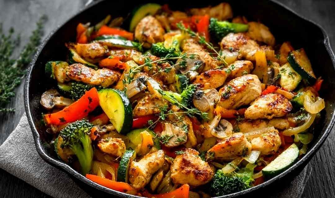 Chicken and Vegetables Skillet