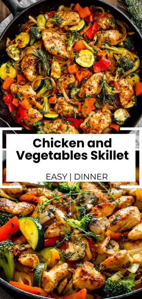 Chicken and Vegetables Skillet