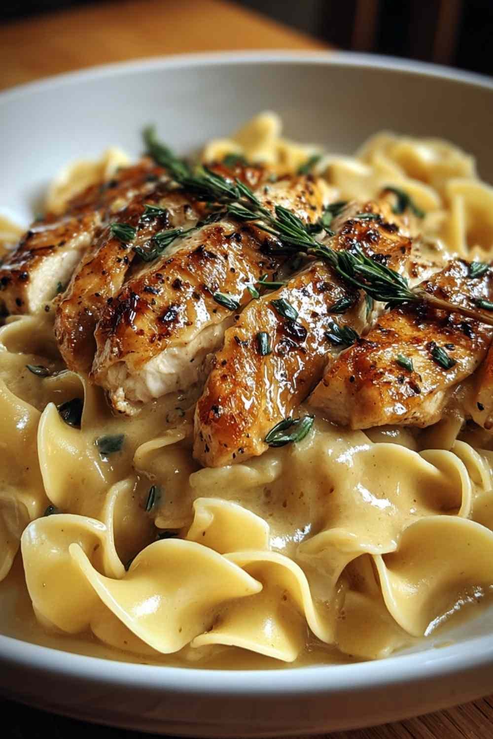 Chicken with Buttered Noodles