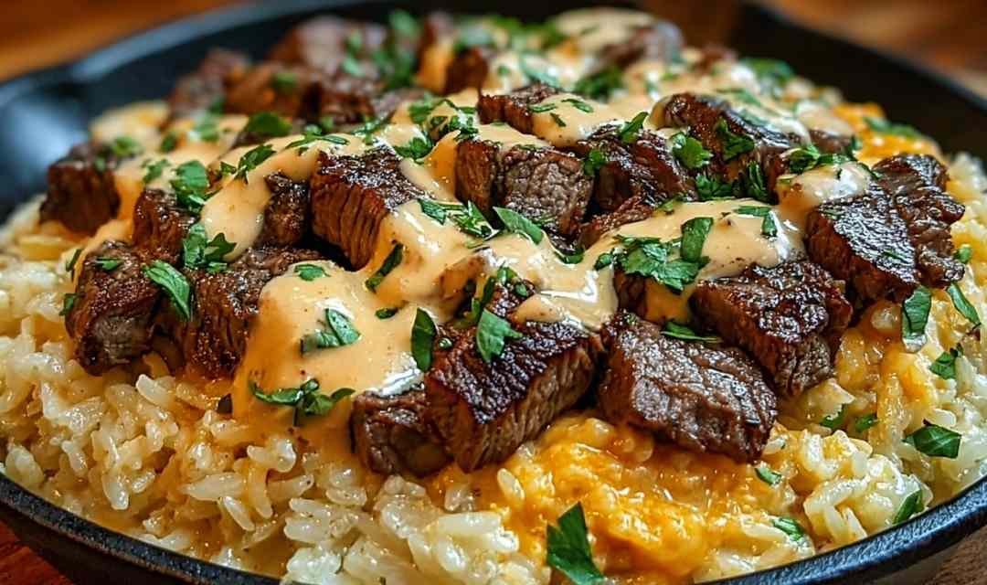 Steak and Queso Rice Recipe