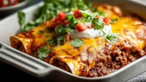 Ground Beef Enchiladas