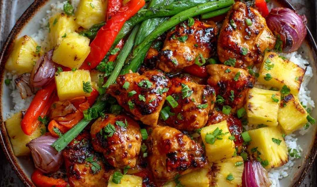 Hawaiian Chicken Sheet Pan Recipe