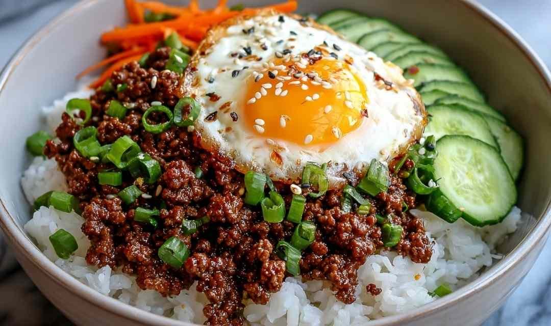 Korean Ground Beef Bowl