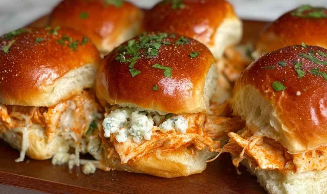 Spicy Buffalo Chicken Sliders