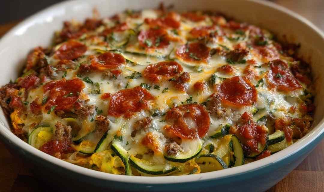 Zucchini Pizza Casserole