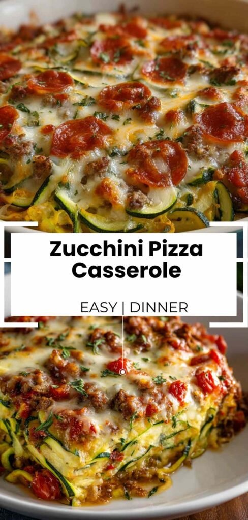 Zucchini Pizza Casserole