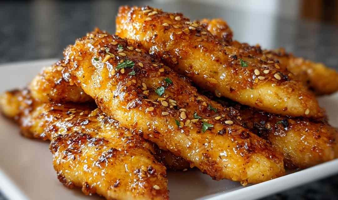 Air Fryer Honey Butter Garlic Chicken Tenders