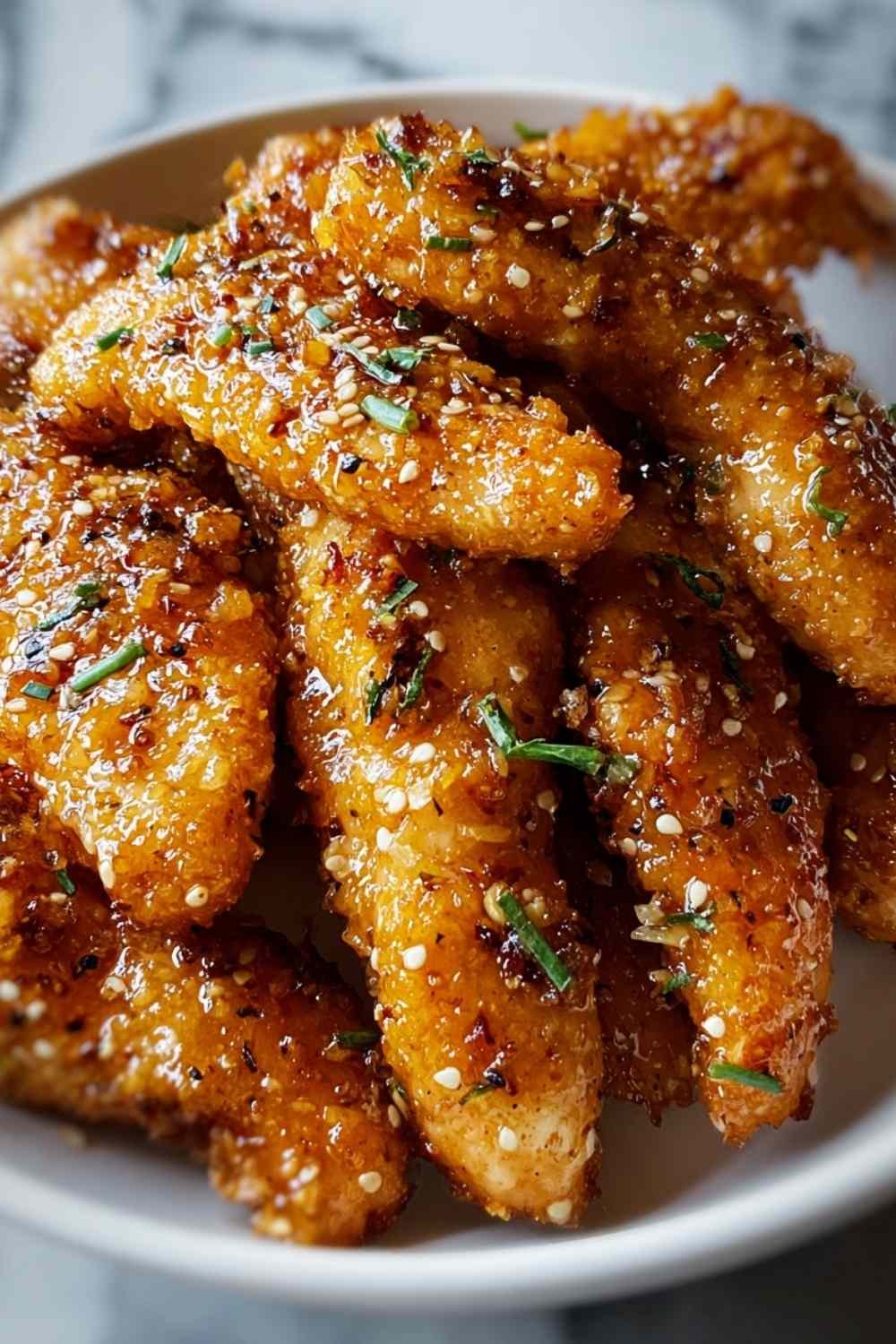 Air Fryer Honey Butter Garlic Chicken Tenders