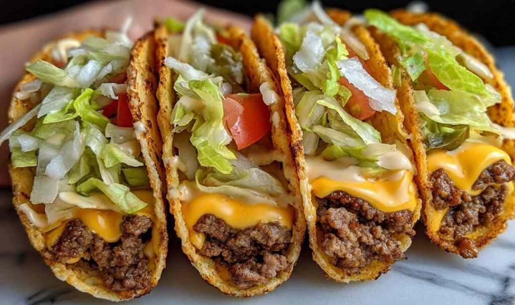 Big Mac Style Smash Burger Tacos