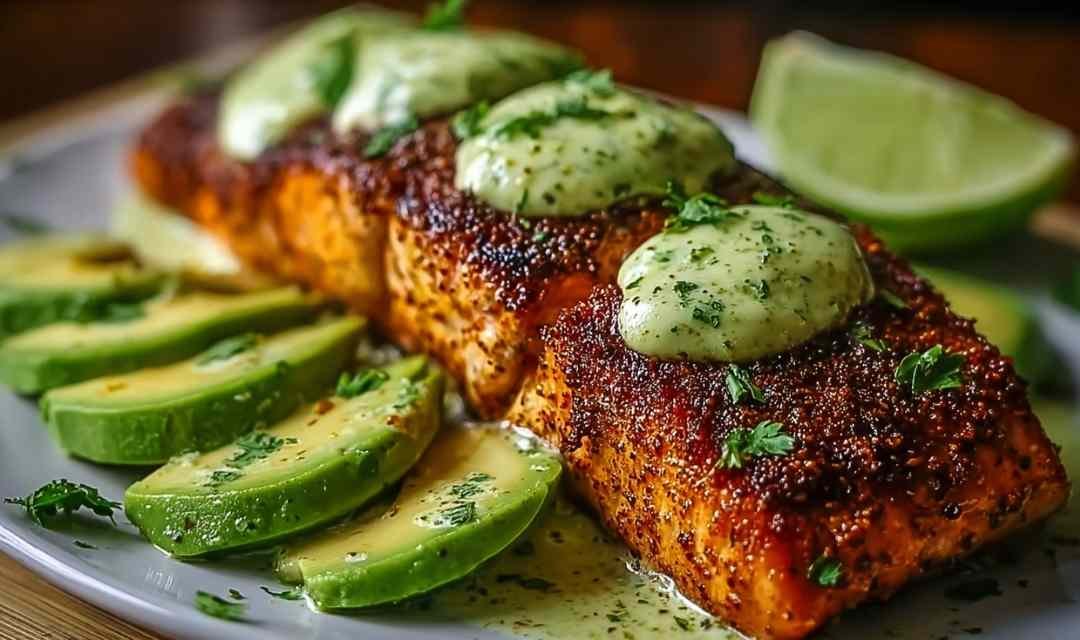 Cajun Salmon Avocado Lime Recipe