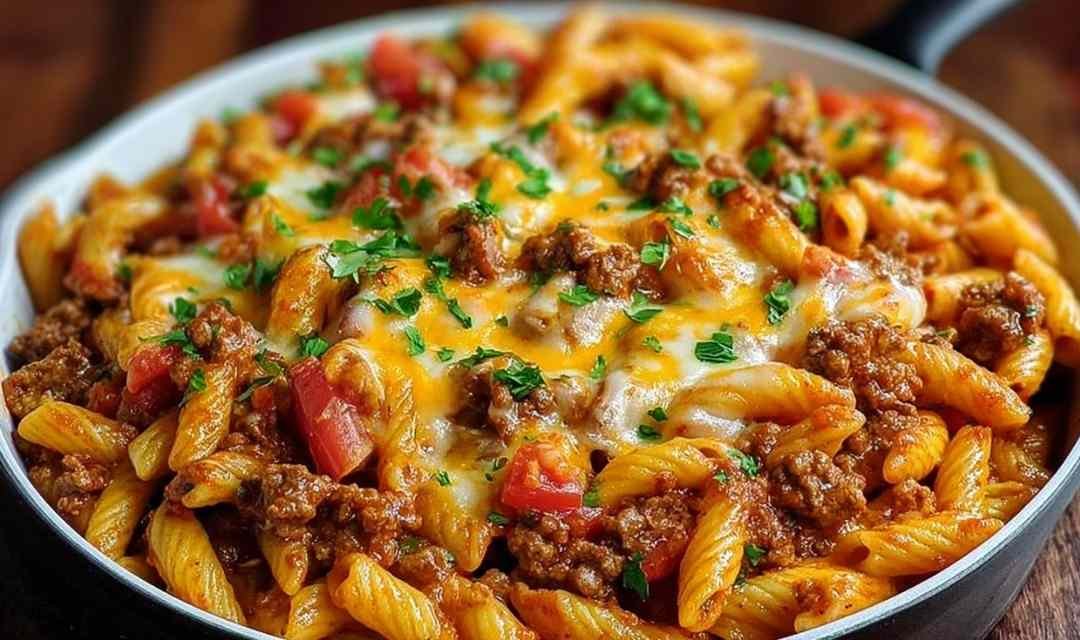 Cheesy Taco Pasta
