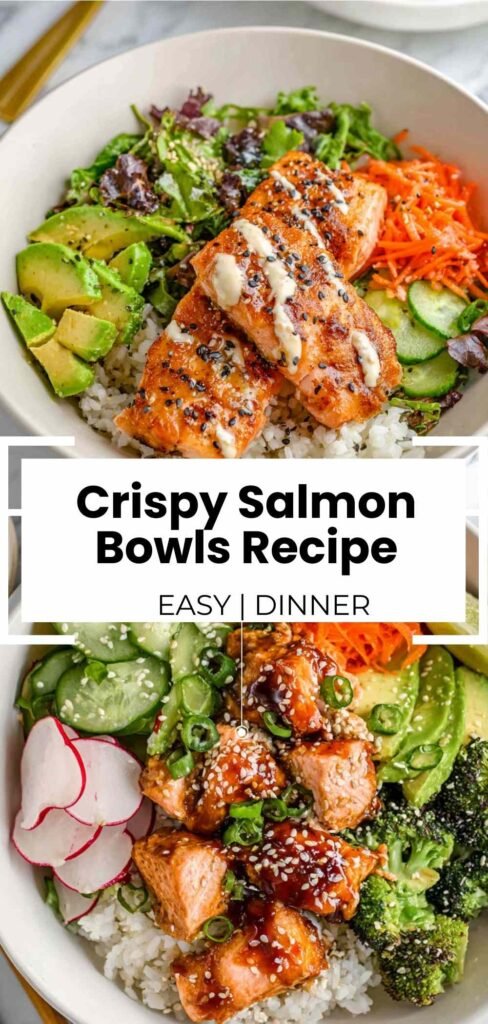 Crispy Salmon Bowls