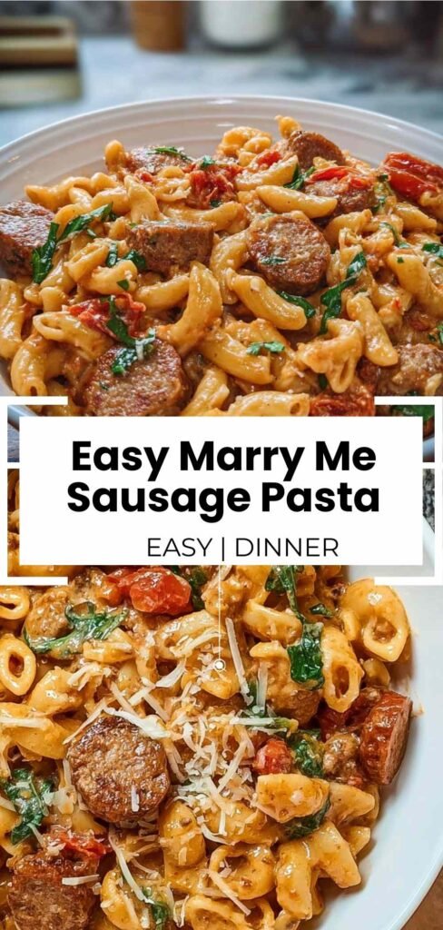 Easy Marry Me Sausage Pasta