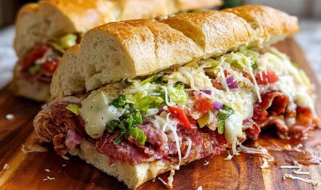 Italian Grinder Salad Sandwich