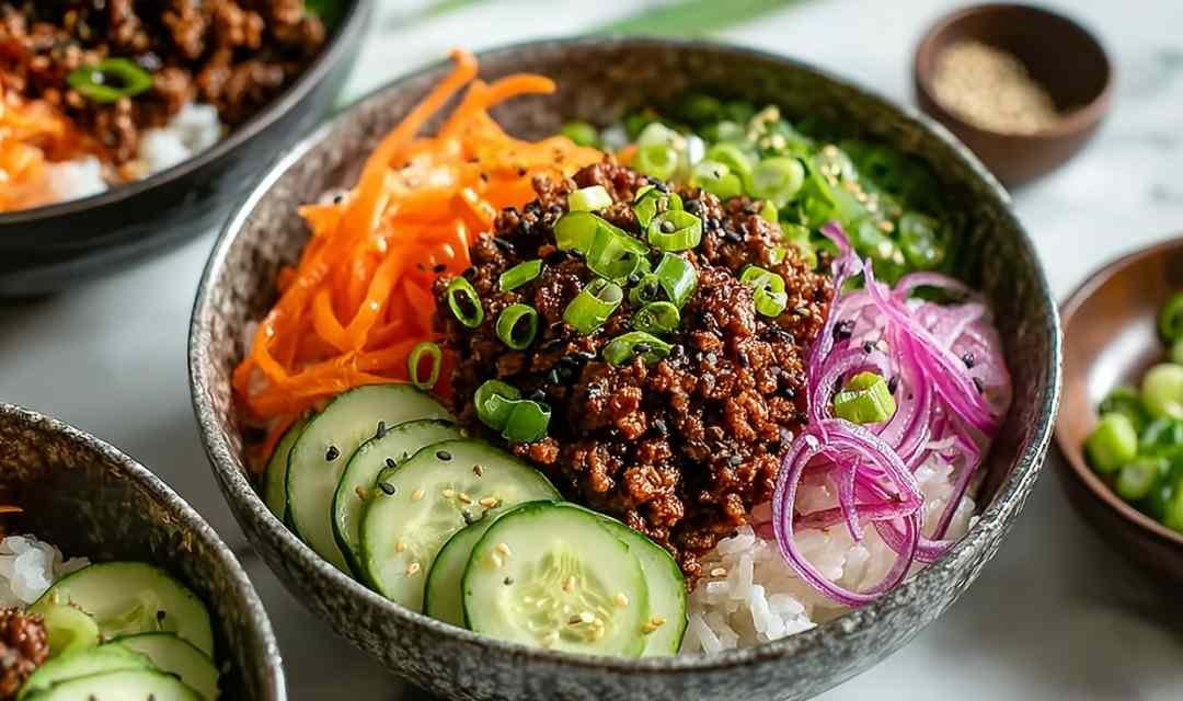 Korean Ground Beef Bowl