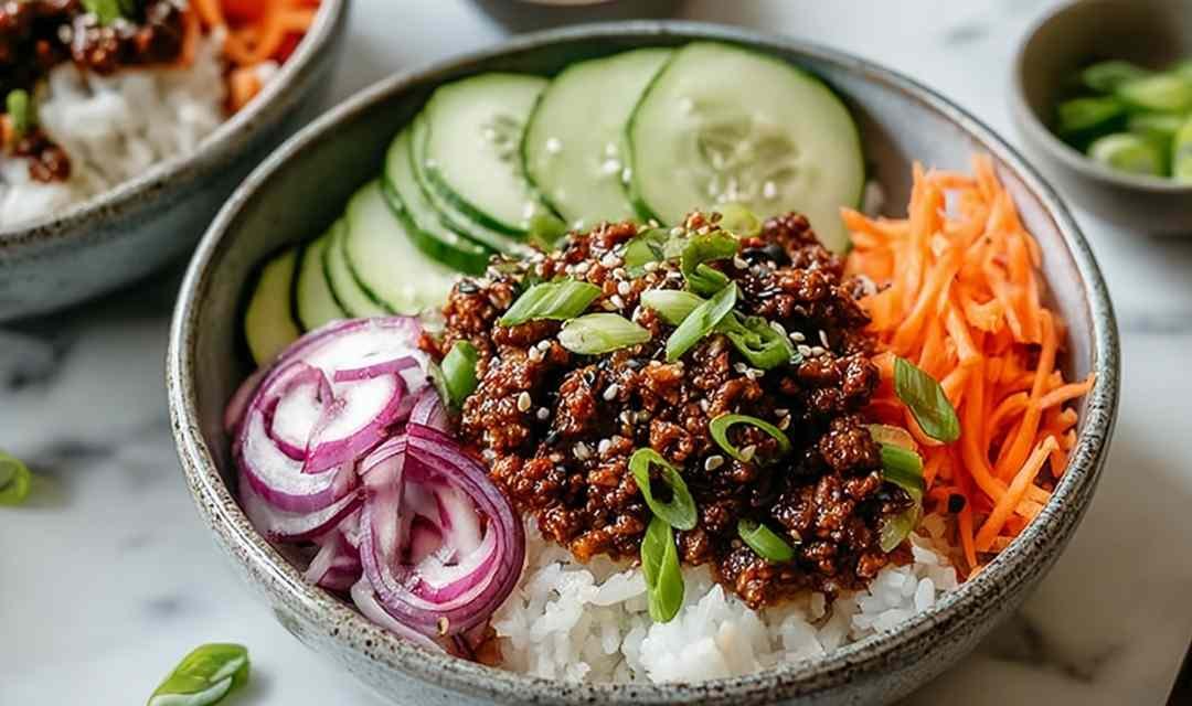 Korean Ground Beef Bowl