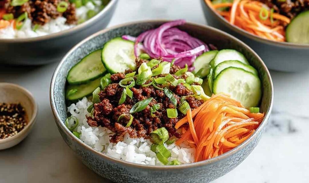 Korean Ground Beef Bowl