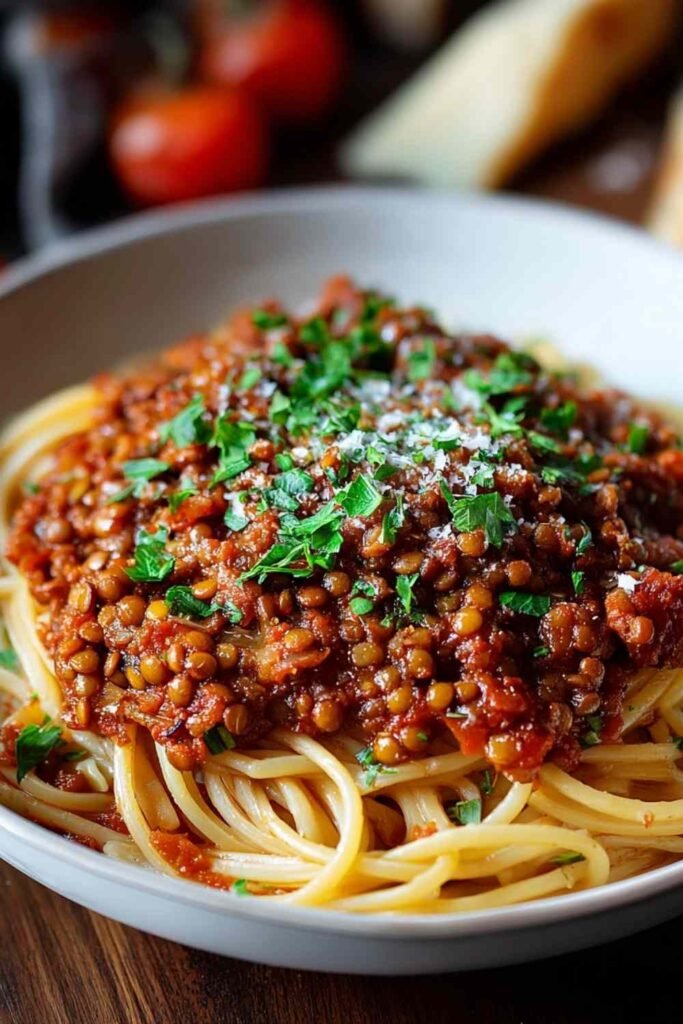 Lentil Bolognese