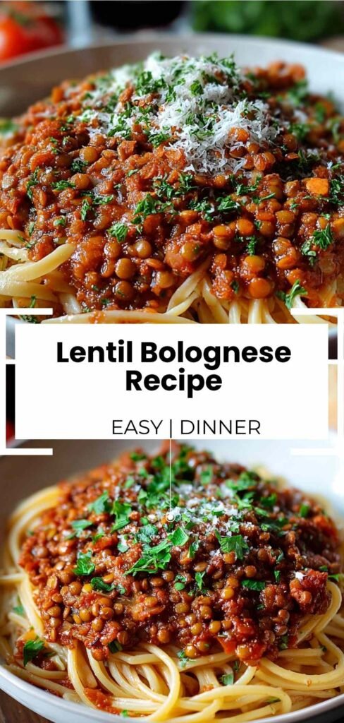 Lentil Bolognese