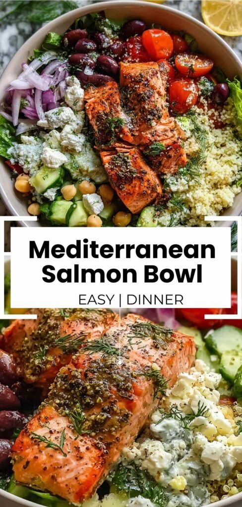 Mediterranean Salmon Bowl