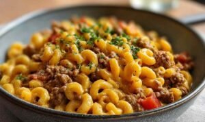 One-Pot Cheeseburger Macaroni