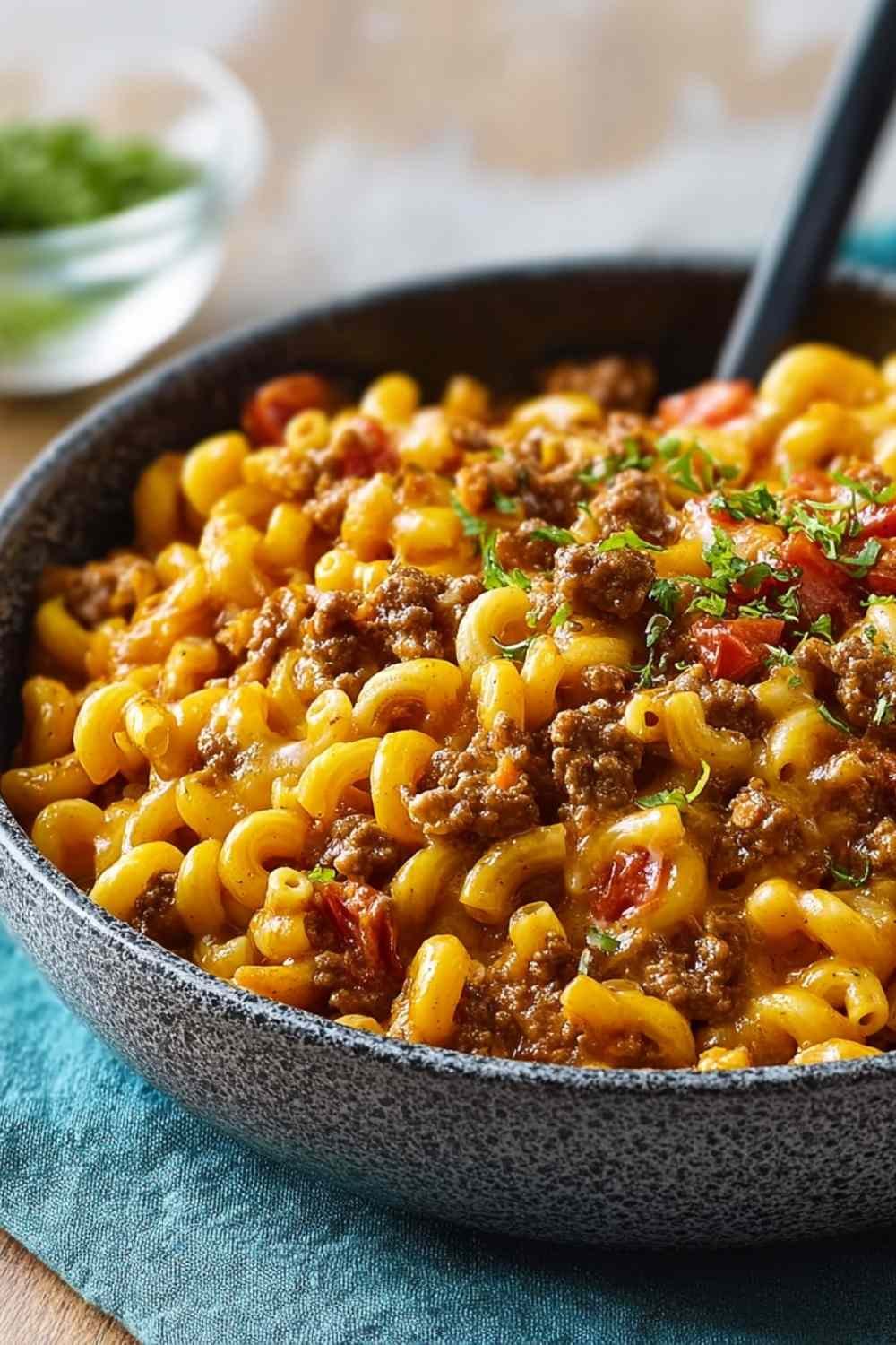 One-Pot Cheeseburger Macaroni