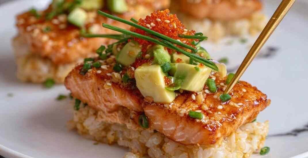 Salmon Crispy Rice Recipe