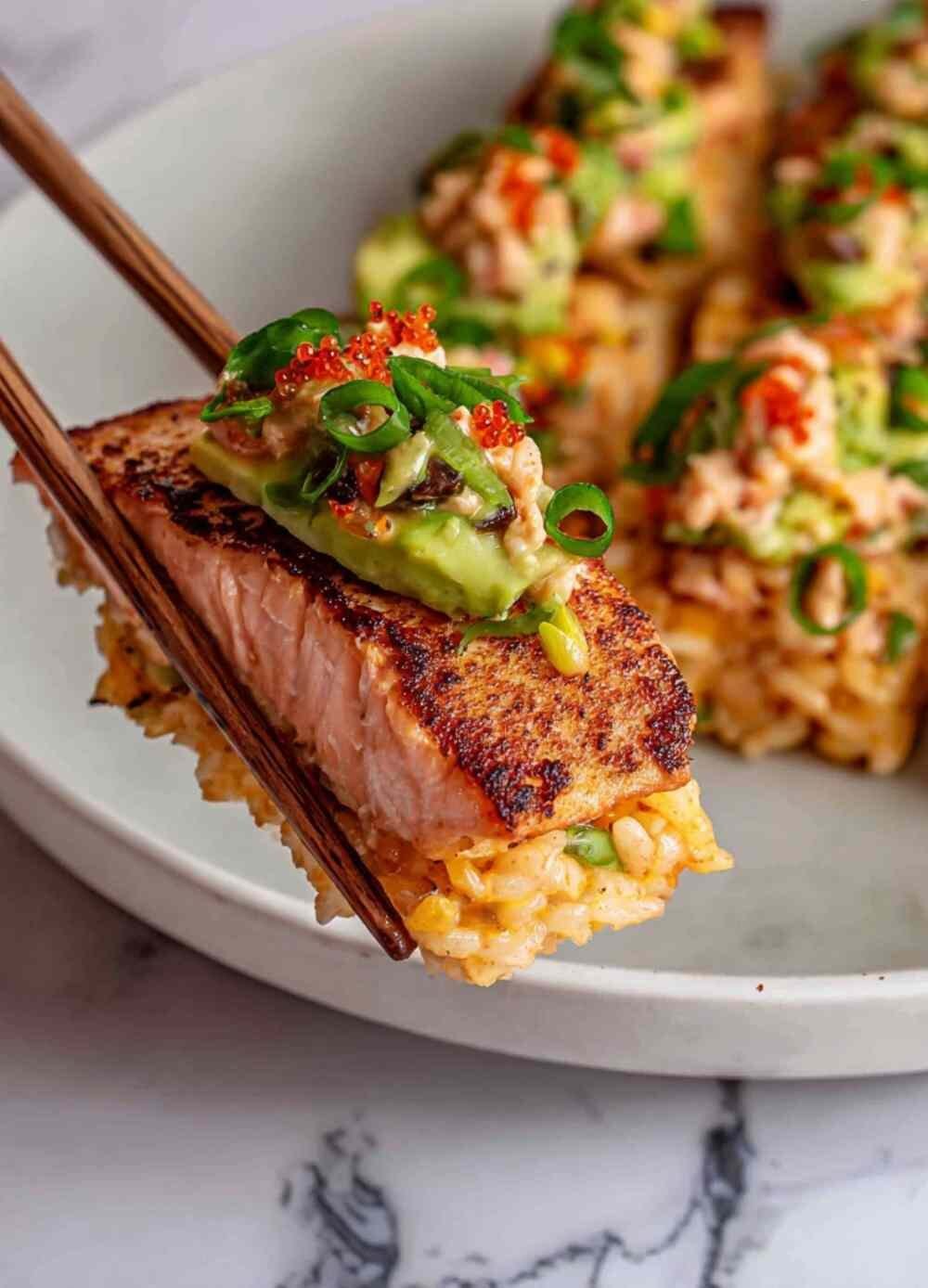 Salmon Crispy Rice Recipe
