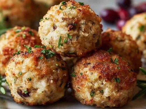 Thanksgiving Stuffing Balls