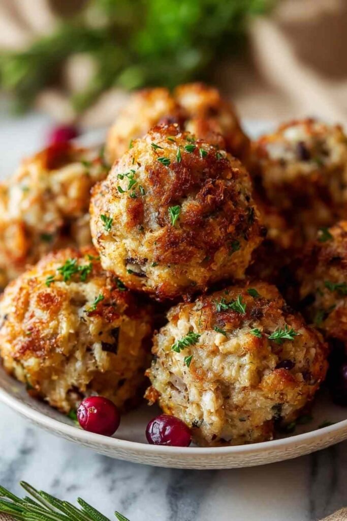 Thanksgiving Stuffing Balls
