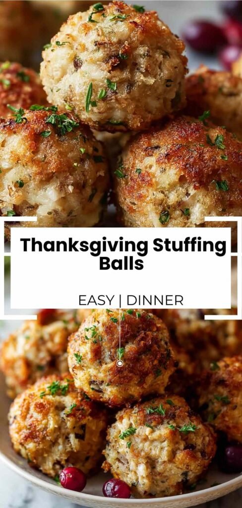 Thanksgiving Stuffing Balls