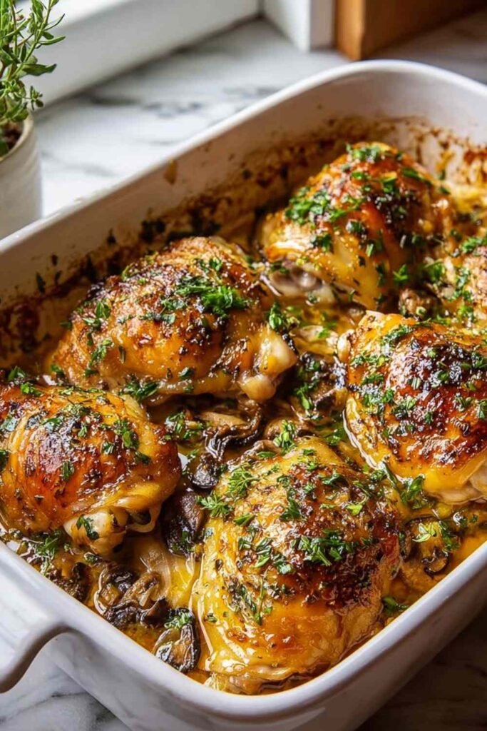 Baked Chicken Thighs