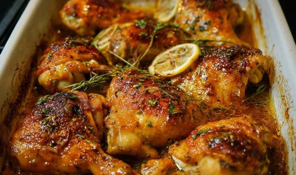 Baked Lemon Butter Chicken
