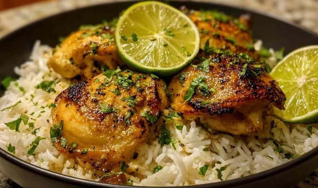 Coconut Lime Chicken and Rice