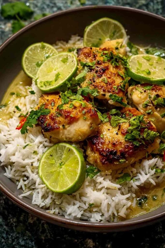 Coconut Lime Chicken and Rice
