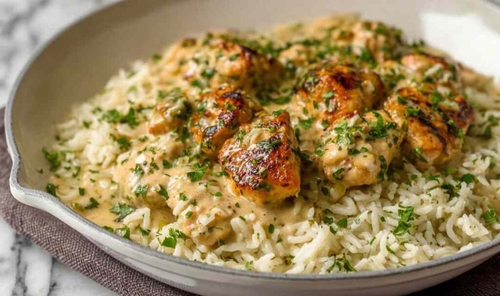 Creamy Herb Chicken Basmati Rice