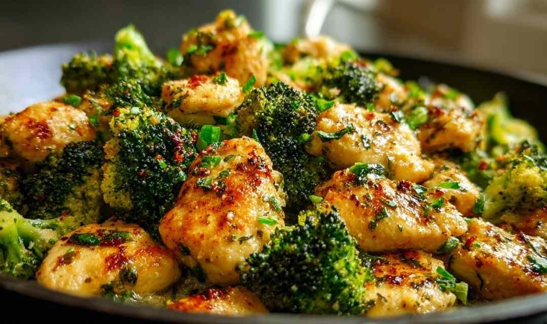 Garlic Butter Chicken with Broccoli