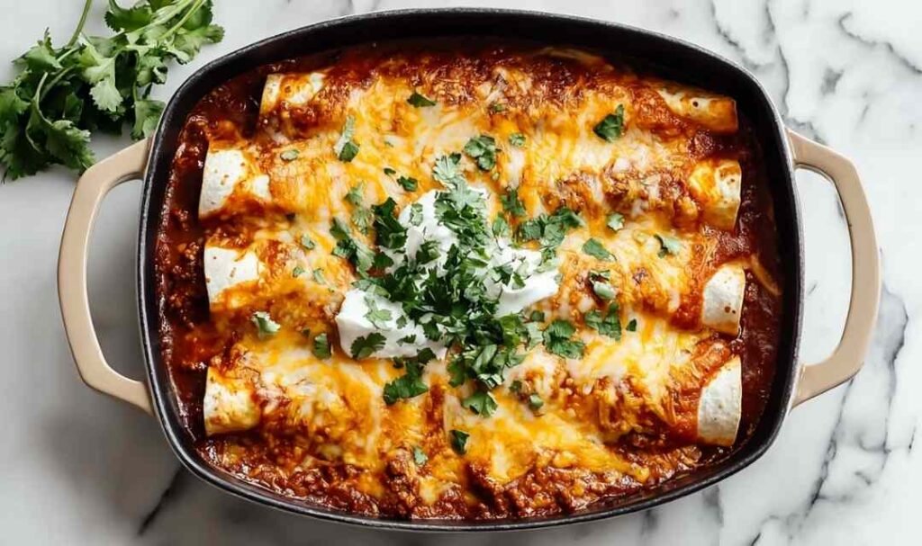 Ground Beef Enchiladas