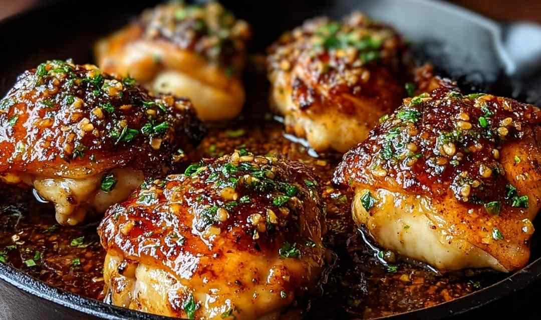 Honey Garlic Chicken Thighs