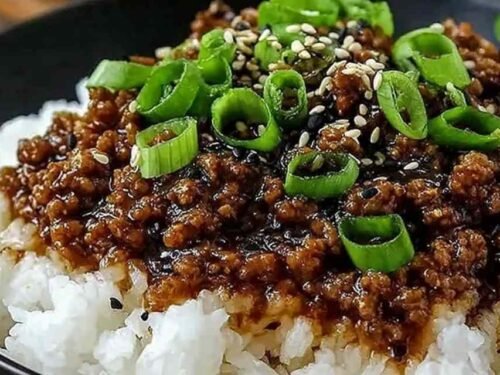 Korean Ground Beef Bowl