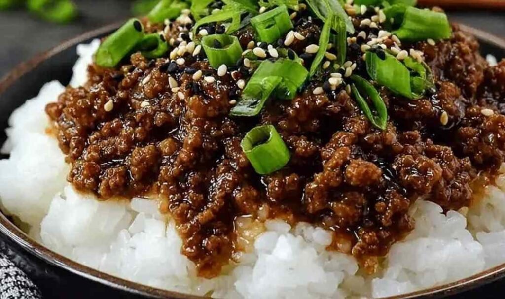 Korean Ground Beef Bowl