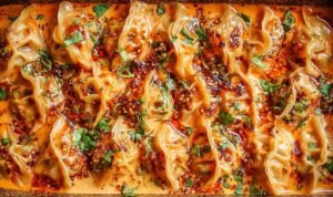 One Pan Baked Dumplings One Pan Baked Dumplings