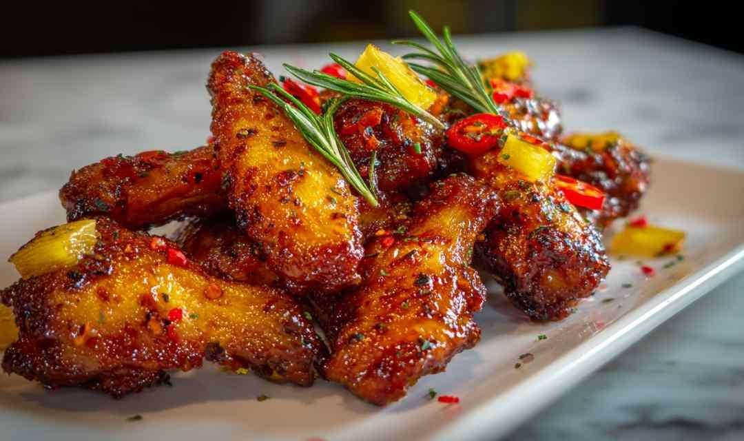 Pineapple Cowboy Candy Chicken Wings