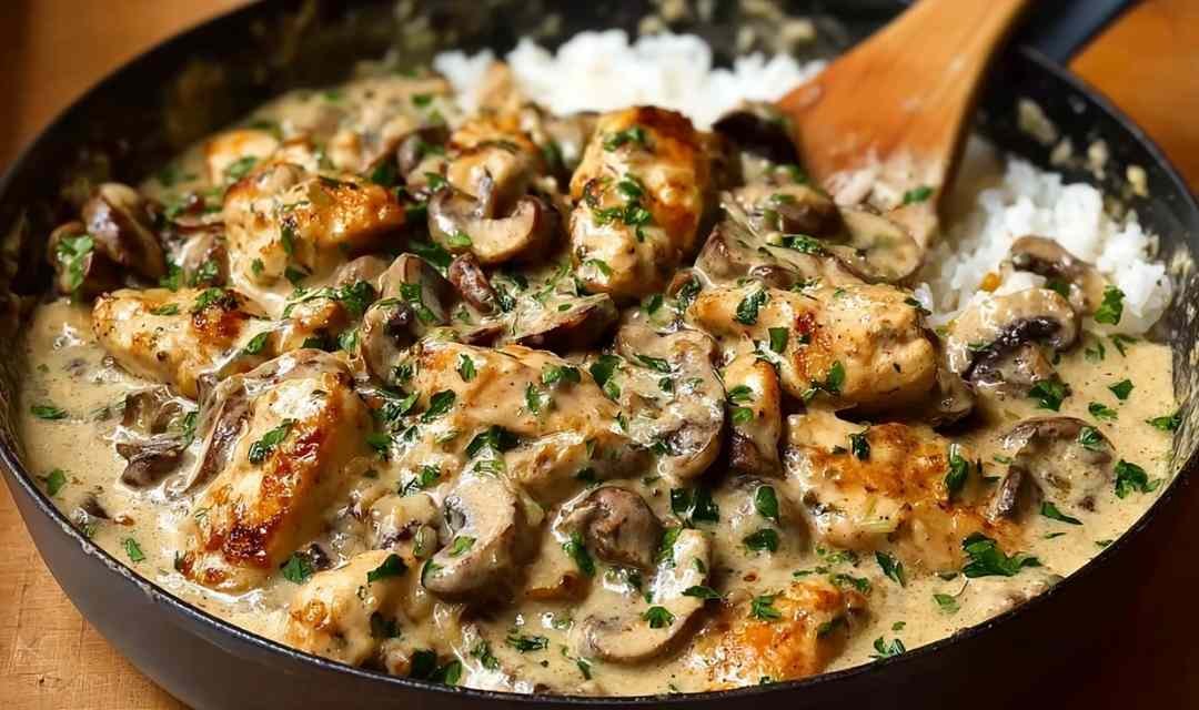 Rich Chicken Stroganoff