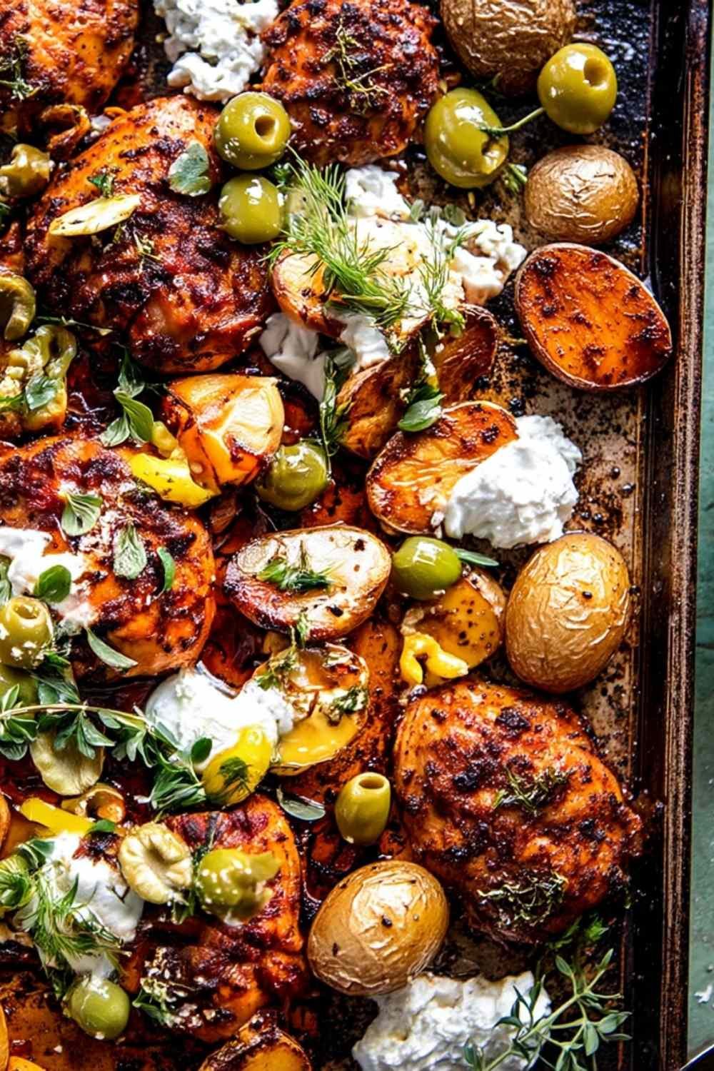 Sheet Pan Lemon Balsamic Chicken and Potatoes