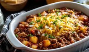 Slow Cooker Cowboy Casserole
