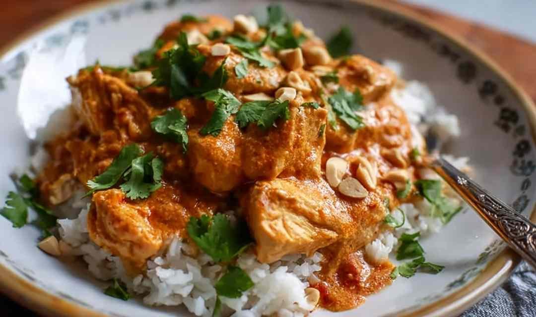 Slow Cooker Peanut Chicken