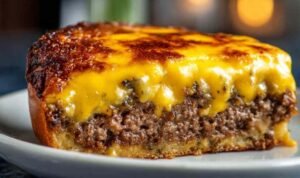 Southern Style Cheeseburger Pie